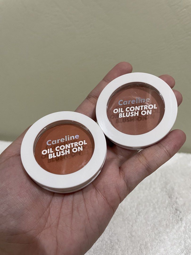 Careline Oil Control Powder Blush (Category: Makeup) located in Caloocan City. Submitted by stashforless (Listing ID 1444401911, Image 2). Description: Bundle.