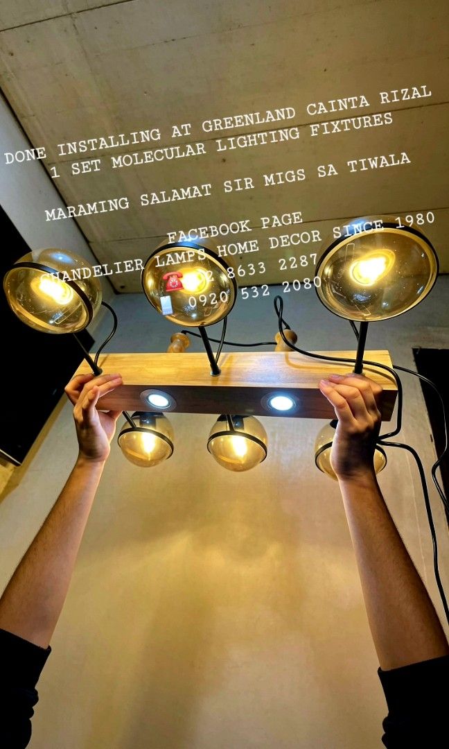 Chandelier lamps home decor (Category: Lighting) located in Antipolo. Submitted by homelightingtrading (Listing ID 1444315874, Image 2). Description: • Modern lighting fixtures are available for purchase. • Metro Manila offers Cash on Delivery, while provincial areas require payment first..