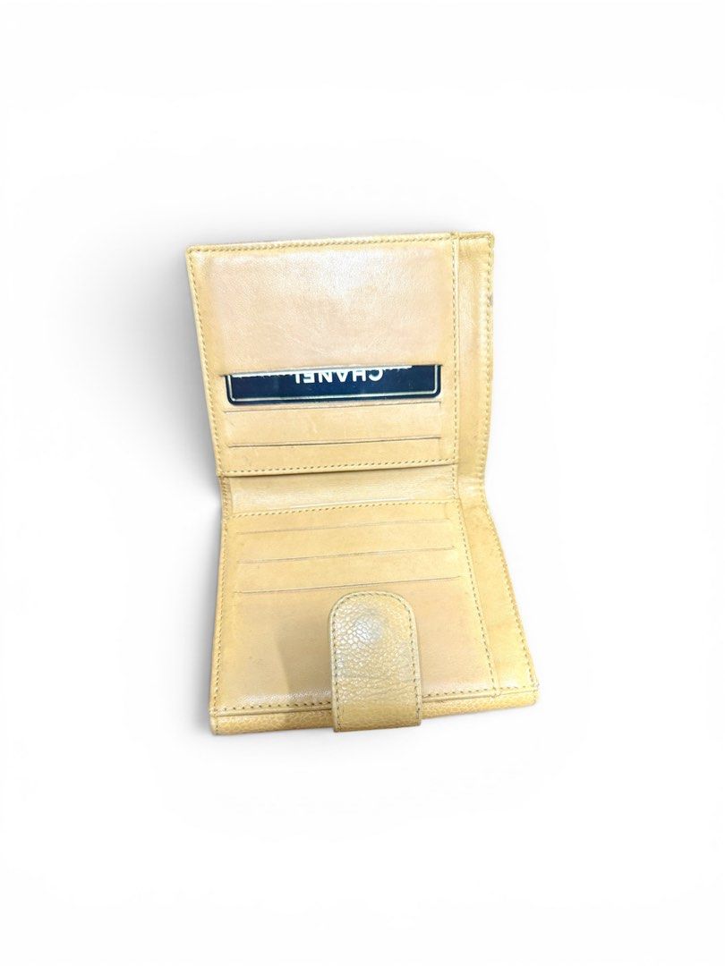 Authentic Chanel Bifold Wallet Caviar Leather Yellow (Category: Luxury Bags & Wallets) located in Vigan. Submitted by kacheeng (Listing ID 1444328710, Image 3). Description: - Authentic Yellow Chanel Wallet - Made from luxurious Caviar Leather - Classic Bifold Style with Secure Snap Closure - Interior features multiple card slots and a bill compartment - Authenticity card included - Ideal for everyday elegance and practicality.