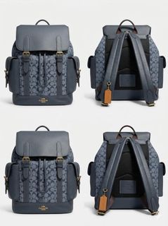 coach backpack philippines Men's Brand COACH CV922 QBOH0 Charcoal/Denim/Chalk Travel Bag Brand Luxury Stylish Present Men Practical Cool coach backpack - View all