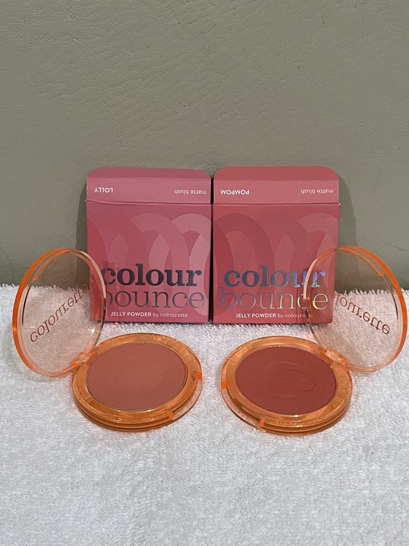 Colourette Colour Bounce Matte Blush - Lolly & Pompom (Category: Makeup) located in Caloocan City. Submitted by stashforless (Listing ID 1444402368, Image 2). Description: Bundle - Two Colourette Colour Bounce Matte Blushes for sale. - Shades included: Lolly and Pompom. - Features a unique jelly powder formula. .