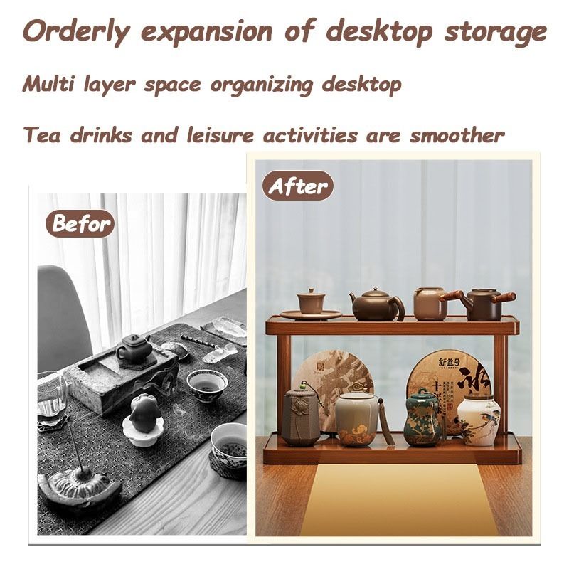 Double Tabletop layers Storage Rack484897100441200641