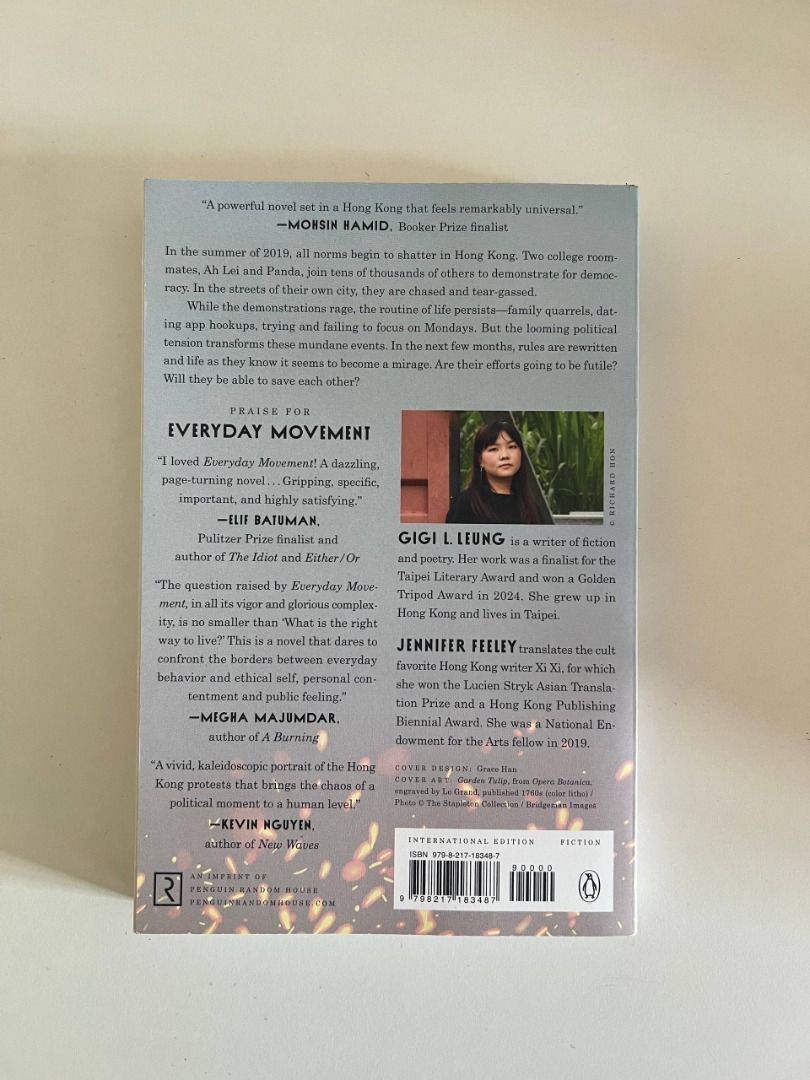 Everyday Movement (Paperback, Export Edition) by Gigi L. Leung (Category: Storybooks) located in Cainta. Submitted by rncastillo (Listing ID 1444402203, Image 2). Description: Everyday Movement (Paperback, Export Edition) by Gigi L. Leung Book condition: Brand new Genre: Fiction, Political RFS: decluttering Book synopsis: On a weekend morning, college roommates Ah Lei and Panda wake up with very different reactions to the night before. They have 