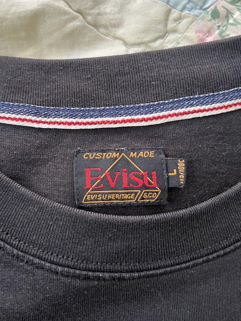 evisu neo new t-shirt (Category: Tshirts & Polo Shirts ) located in Pasig City. Submitted by svgarr (Listing ID 1444378572, Image 2). Description: 📌read bio before buying add 70 sf (flash express) 📍iloilo .