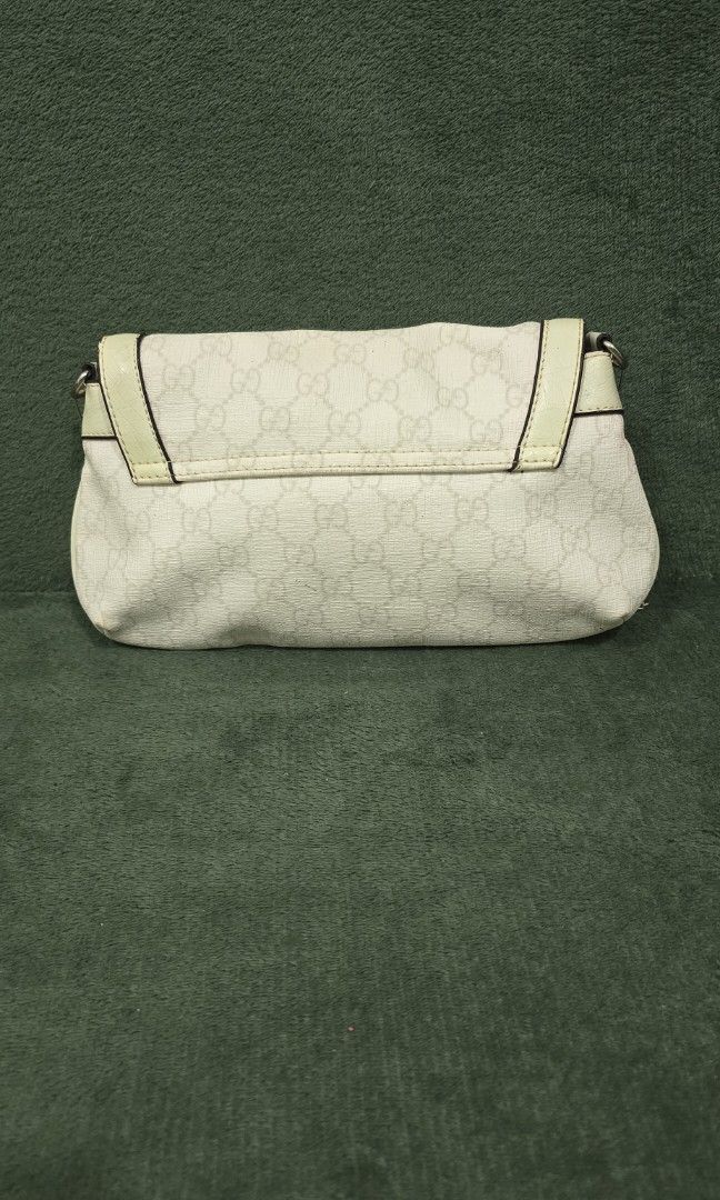Gucci GG Monogram Heart Lock Chain Mini Bag - coded (Category: Luxury Bags & Wallets) located in Bacoor. Submitted by deux_trading_corporation (Listing ID 1444411507, Image 2). Description: 24k on 2ndhand market. condition: Rank AB - has normal signs of wear but no damage whatsoever payment first. you can always ask for discount/tawad but no to sobrang barat. no reservation. always check all the photos. some photo/s indicate the flaw..