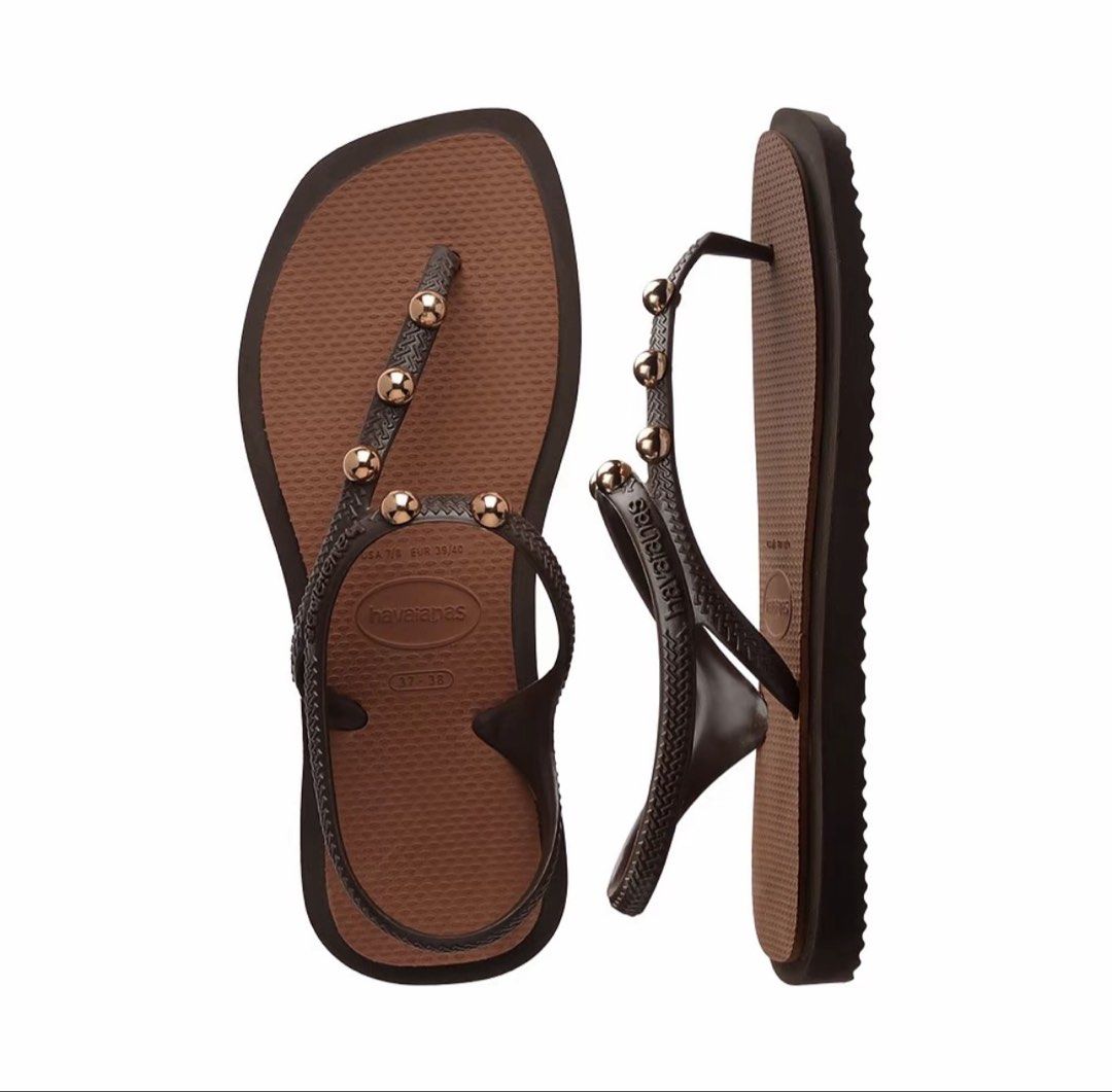 Havaianas Flash Fusion Sandals - Coffee/Rust (Category: Sandals) located in Pasig City. Submitted by kixx96 (Listing ID 1444369143, Image 1). Description: ‼️BRAND NEW‼️ Negotiable Reason for selling: purchased the wrong size Size: 37/38 See second photo for size reference.