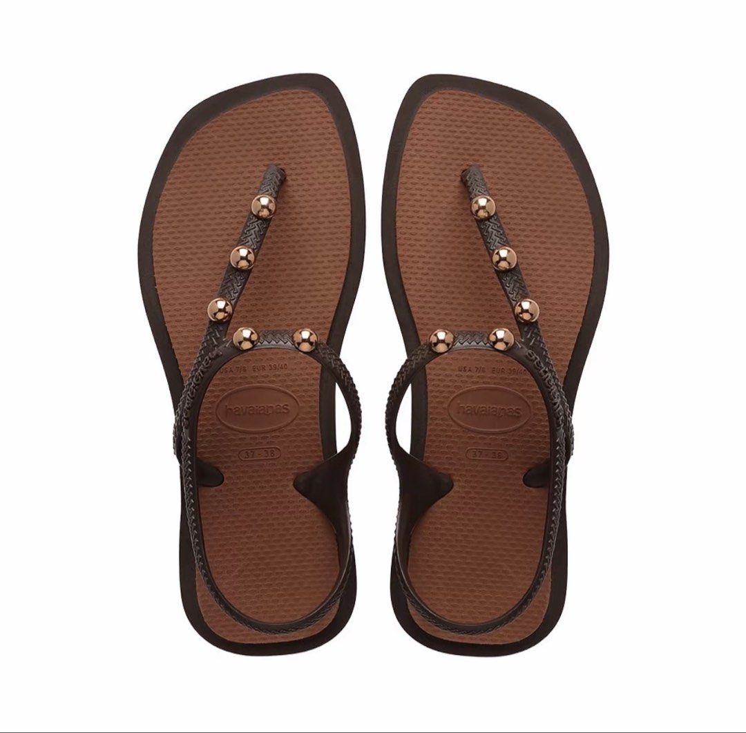 Havaianas Flash Fusion Sandals - Coffee/Rust (Category: Sandals) located in Pasig City. Submitted by kixx96 (Listing ID 1444369143, Image 3). Description: ‼️BRAND NEW‼️ Negotiable Reason for selling: purchased the wrong size Size: 37/38 See second photo for size reference.