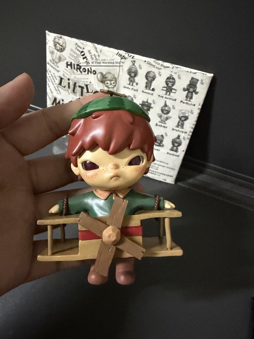 Hirono Little Mischief - The Aviator (Category: Designer & Blind Box Toys) located in Quezon City. Submitted by ciieshop (Listing ID 1444496329, Image 2). Description: Liked new (stored in display case) With folded box and card Rfs: Need funds.