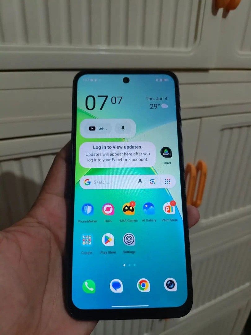 Infinix Smart 10 brand new (Category: Android Others) located in Caloocan City. Submitted by geraldb25 (Listing ID 1444306974, Image 2). Description: 256GB REAR CAMERA 8M FRONT CAMERA 8M BATTERY 5000MAH SCREEN 720×1600 ANDROID VERSION 15 300%VOLUME DUAL SPEAKERS 120HZ 700NIT BRIGHT DISPLAY IP64 DUST AND WATER RESISTANT COLOR TWILIGHT GOLD 4.5G NETWORK* ULTRALINK FREE CALL VIA BLUETOOTH 📌cash on delivery 📌same day delivery via Lalamove 📌plus de