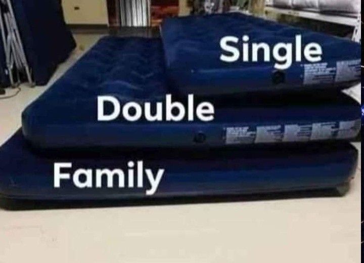 Inflatable Air Mattress Air bed- Double Sizes Available (Category: Bed Frames & Mattresses) located in Manila. Submitted by shaken_29 (Listing ID 1444424109, Image 1). Description: - Blue inflatable air mattresses - Available in single, double, and family sizes - Ideal for camping trips or accommodating extra guests - Made with durable material - Simple to inflate and deflate.