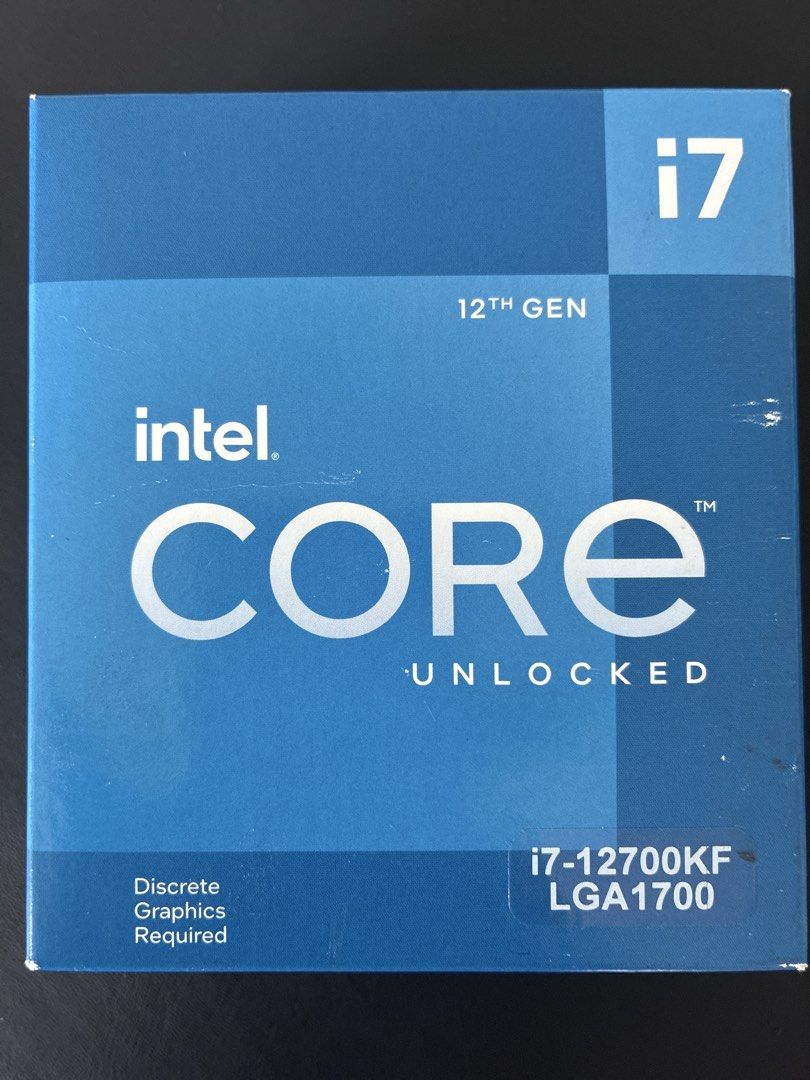 Intel Core i7-12700KF 12th Gen LGA1700 Unlocked Processor484456466755112960