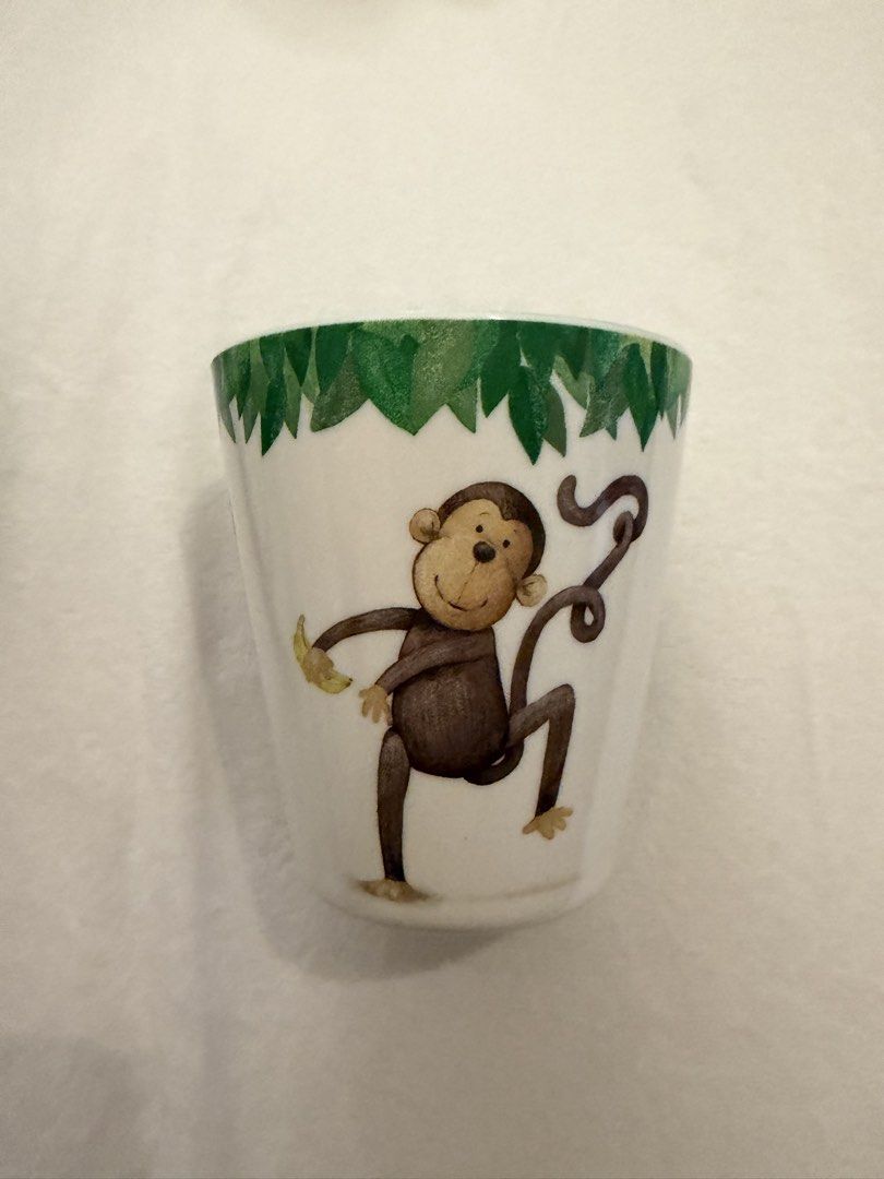 JELLYCAT Mattie Monkey Plate and Cup Set AUTHENTIC485023394206863362
