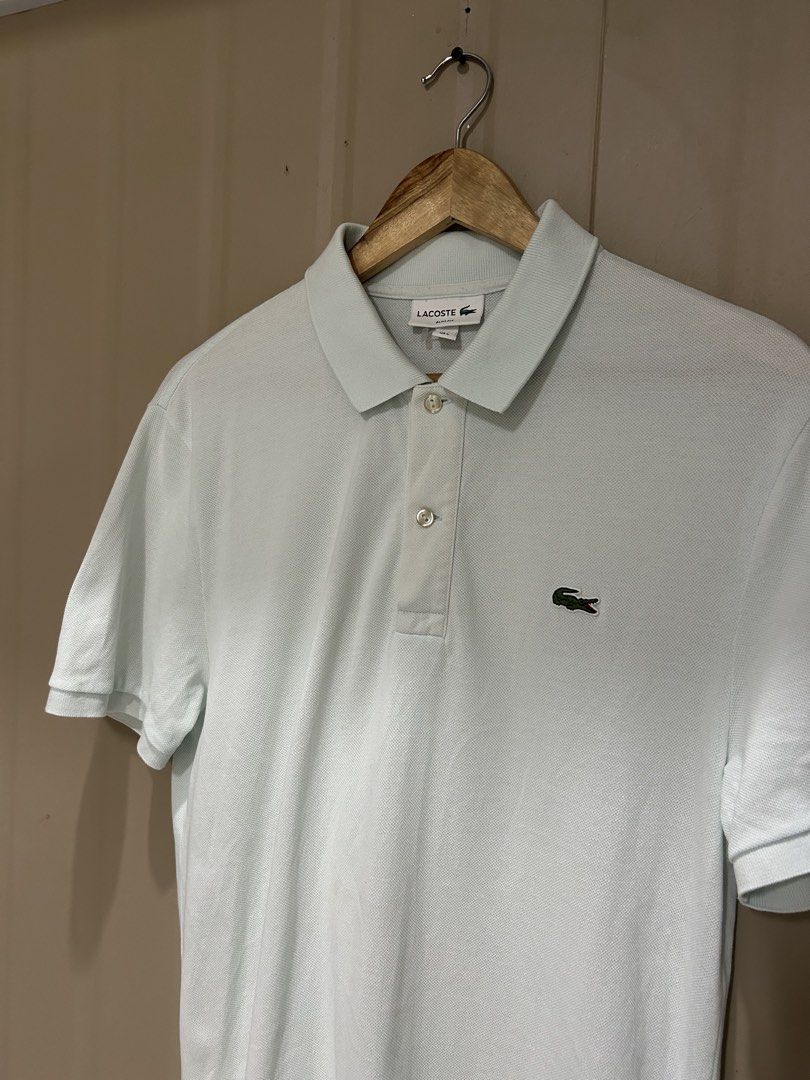 Lacoste - Slim Fit Polo Shirt (Category: Tshirts & Polo Shirts ) located in Los Banos. Submitted by londunplaya (Listing ID 1444375620, Image 1). Description: 20x29 Large Excellent.