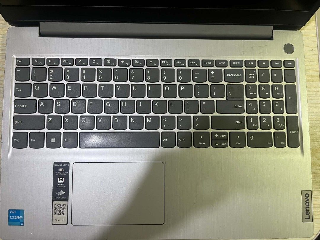LENOVO IDEAPAD i3-11th Gen (Category: Laptops & Notebooks) located in Marilao. Submitted by sandravill (Listing ID 1444369830, Image 2). Description: LENOVO IDEAPAD i3-11th Gen Intel Core 8GB RAM 238 GB Silver Color Finger print button All buttons working Can be used for heavy gaming Inclusions: Charger & HDD Upgrade Kit RFS: Upgrade Can do meet up around: -Monumento -SM Marilao -España, Manila.