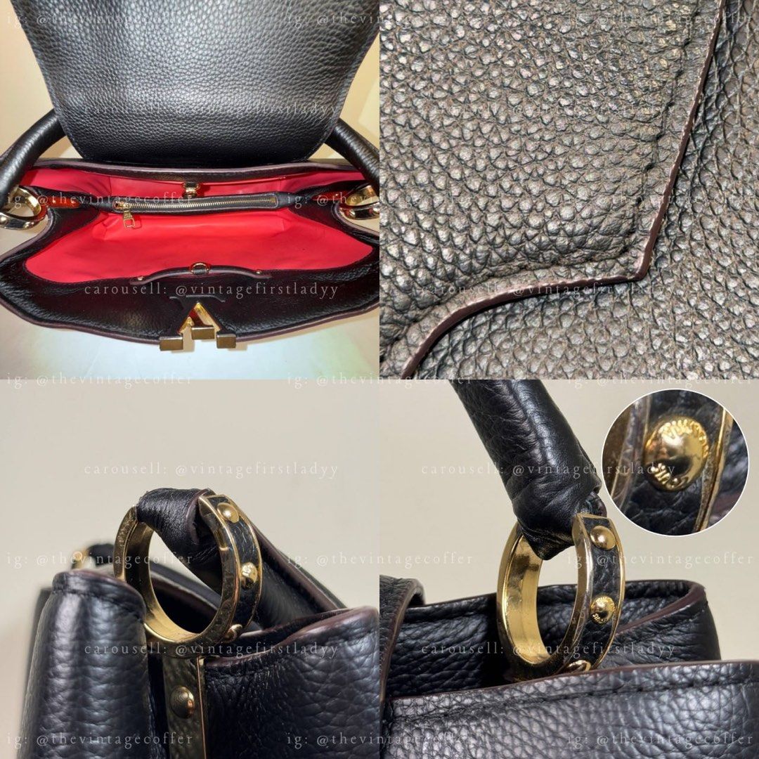 Louis Vuitton Capucines (Category: Luxury Bags & Wallets) located in Bay. Submitted by thevintagecoffer (Listing ID 1444380874, Image 3). Description: .