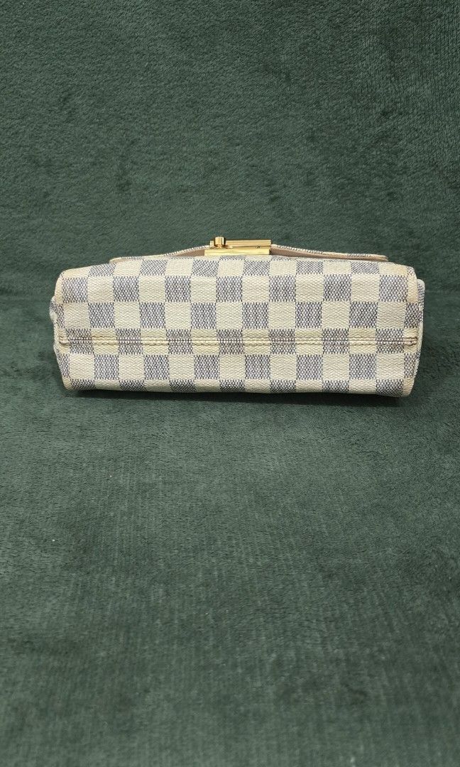 Louis Vuitton Croisette Damier Azur Bag (Category: Luxury Bags & Wallets) located in Bacoor. Submitted by deux_trading_corporation (Listing ID 1444422221, Image 3). Description: 98k and above on 2ndhand market. condition: Rank AB - has normal signs of wear. Damage is the missing part of lock but it doesn't affect the opening or closing of the bag. needs bags spa. payment first. you can always ask for discount/tawad but no to sobrang barat. no res