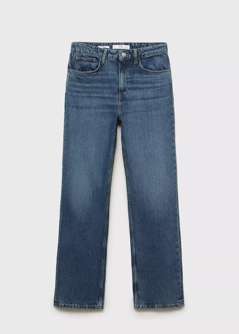 Mango Matilda Medium Rise Straight Fit Jeans (Category: Jeans) located in Manila. Submitted by cion007 (Listing ID 1444424489, Image 3). Description: ⚠️ Please read the full description before buying ⚠️ → Size: EU34 on tags - best fits Size 24-25 → Bought this online for Php2495 → Only worn once. It does not flatter me Description: Denim-style cotton fabric. Long design. Straight design. Mid-rise. Belt loops. Five pockets. Front zipper and button