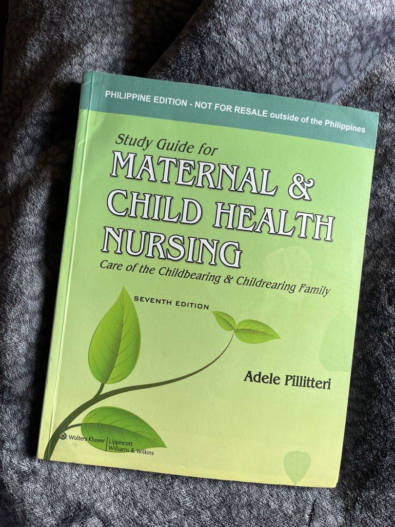 Maternal and Child Nursing 9th Edition by Pilliterri/Silbert-Flagg w/ Study Guide (Category: Textbooks) located in Pagsanjan. Submitted by issy_cartt (Listing ID 1444373494, Image 2). Description: -Maternal & Child Health Nursing Vol 1 & 2 by JoAnne Silbert-Flagg w/ Study Guide for Maternal & Child Health Nursing by Adele Pillitteri -Good as new! -No writings/highlights.