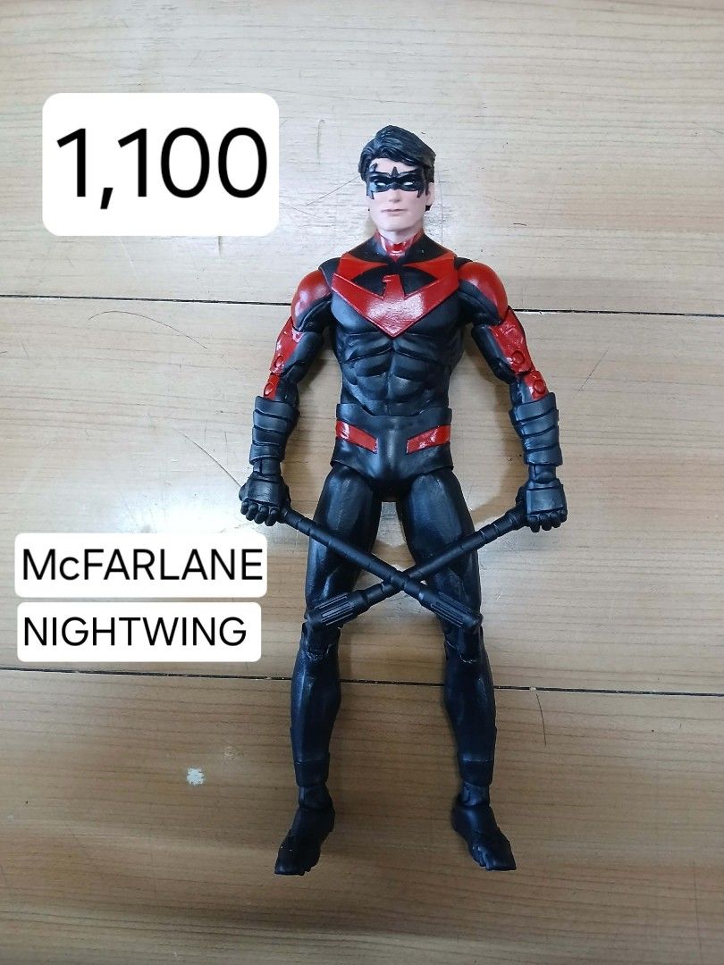 McFarlane Nightwing loose (Category: Figurines & Statues) located in Manila. Submitted by rhenz22 (Listing ID 1444306442, Image 1). Description: available loose figure what you see is what you get.
