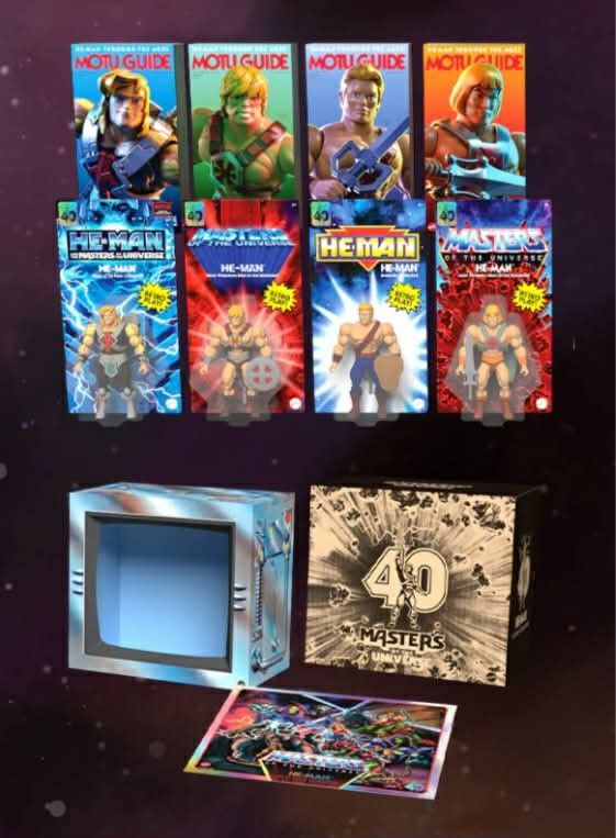 MOTU 40th anniversary He-man 4pack box set (Category: Figurines & Statues) located in Manila. Submitted by rhenz22 (Listing ID 1444308419, Image 2). Description: MISB Available in great condition.