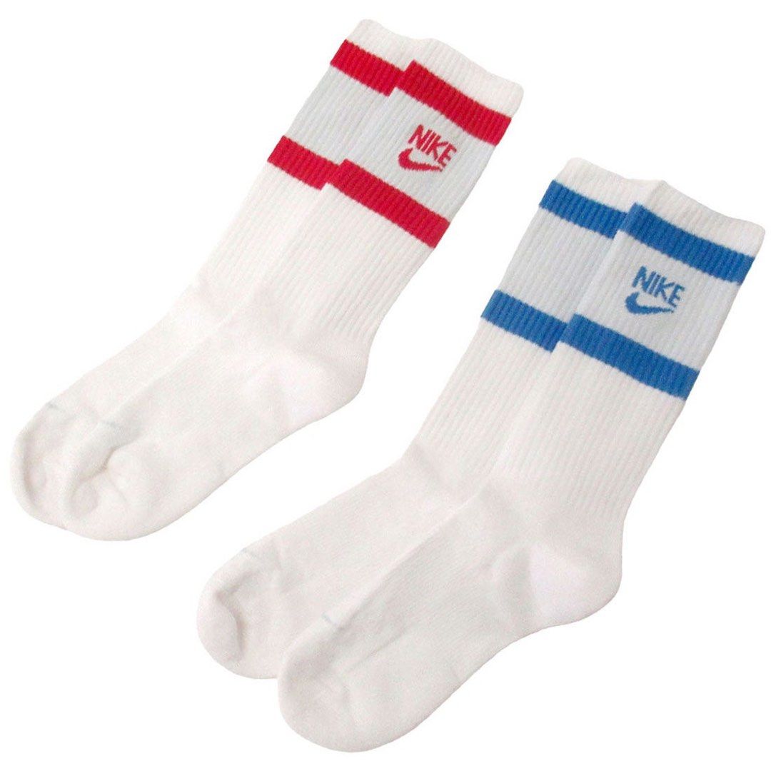 Nike Heritage Crew Socks (2 Pairs) (Category: Socks) located in Manila. Submitted by dual_time (Listing ID 1444347580, Image 3). Description: Nike Heritage Crew Socks 2 pairs (red and blue) Size: Large 27-30cm Location: Marikina Pay via Gcash Pick up via Grab or Lalamove Dm for inquiries.