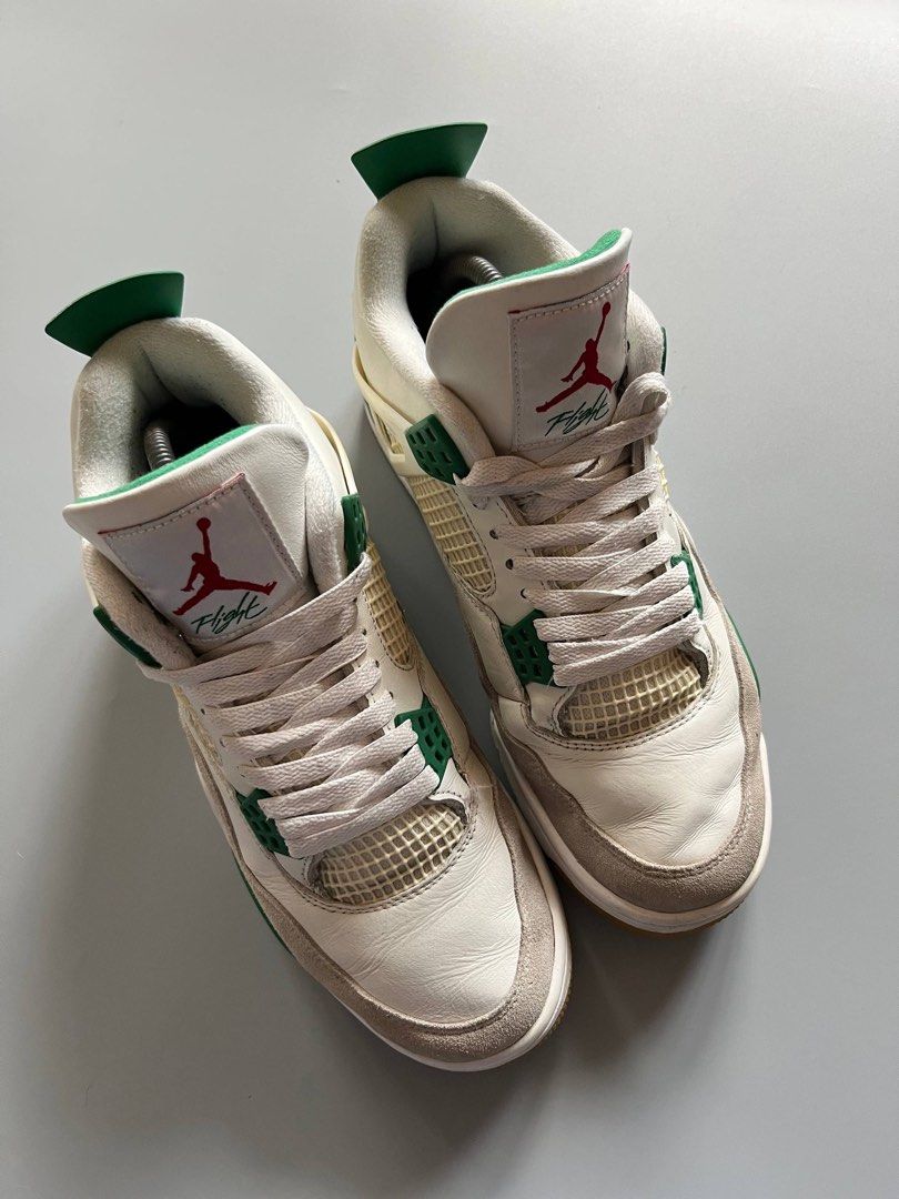 NIKE SB JORDAN 4 "PINE GREEN" (9.5US) (Category: Sneakers) located in Baguio. Submitted by grabUrPairs (Listing ID 1444440666, Image 3). Description: EXCELLENT SIGNS OF USAGE 9.5US/27.5CM PAIR ONLY AUTHENTIC.