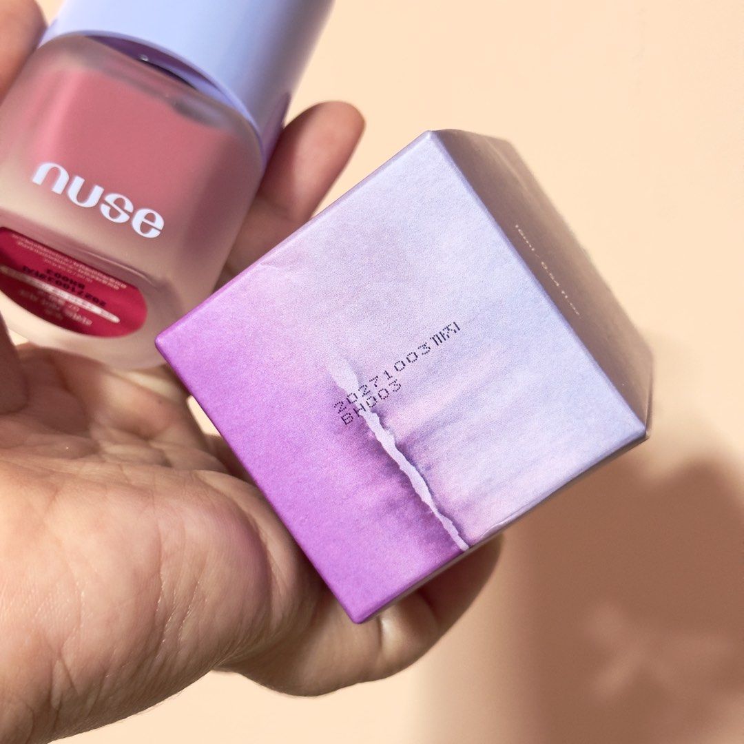 Nuse Liquid Care Cheek 07 Plum Pot (Category: Makeup) located in Taguig. Submitted by cris_021 (Listing ID 1444450461, Image 3). Description: - Shade: 07 Plum Pot - used once.