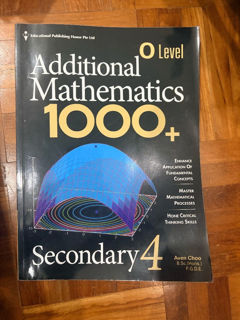 O Level additional mathematic (Category: Textbooks) located in Singapore. Submitted by mahi27240 (Listing ID 1444363534, Image 1). Description: - suitable for O'level , IP and IB - topical practice questions and answers.