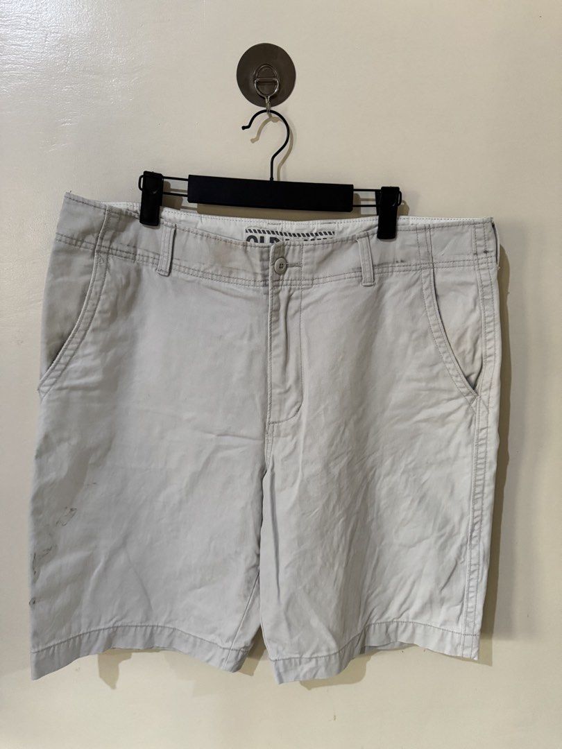 Old Navy Khaki shorts (Category: Shorts) located in Bacolod City. Submitted by bi.fl (Listing ID 1444431704, Image 1). Description: Old Navy Khaki shorts 36 on tag Waist 36-38 x Length 21 inches No issues / Excellent condition 🧾Mode of payment: GCash or Bank Transfer 📸Color may vary due to lighting 📏 Measurements are based from armpit to armpit (clothes width) and from waist to lowest hem (pants length) 💦 Items are washed and ready to use 📦 