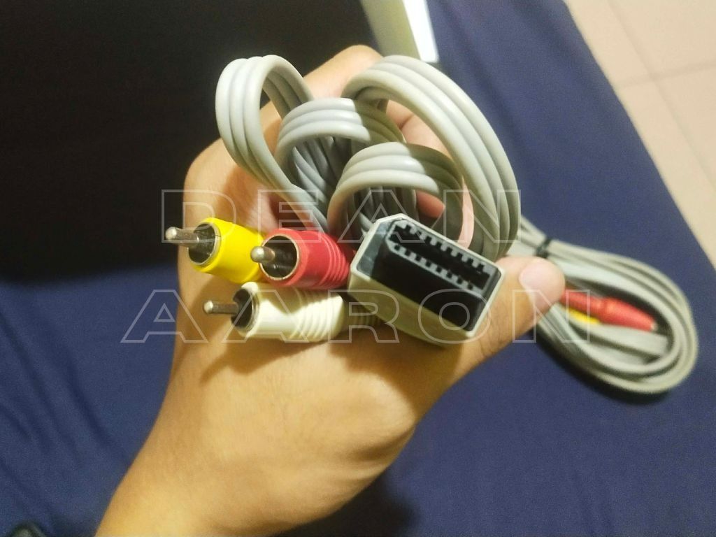 Original Nintendo Wii AV Cable (Category: Nintendo) located in Manila. Submitted by deanaaron (Listing ID 1444422558, Image 1). Description: Please note: I may take some time to reply due to my school schedule, but I’ll get back to you as soon as I can. Thank you for your patience! For Sale: Original Nintendo Wii AV Cable (Official Nintendo items from Japan) Price: ₱200 (11 pcs available) Condition: Second-hand, fully tested, and working. These u