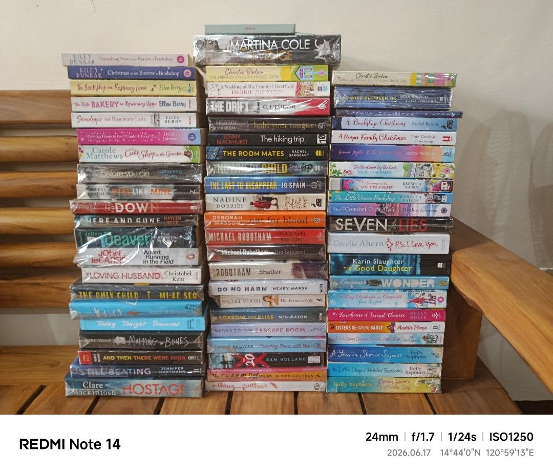 QUITTING SALE (Category: Storybooks) located in Valenzuela. Submitted by catherinecaisipacuna25 (Listing ID 1444381094, Image 1). Description: ALL OUT QUITTING SALE 65 BOOKS FOR ONLY 4,000 PESOS ONLY HALOS LAHAT PO POPULAR TITLES PWEDE DIN INDIVIDUAL PURCHASE BILHIN NYO NA 🥹 PWEDE PA PANG BENTA ALMOST LAHAT.. MOP: GCASH ONLY (PAYMENT FIRST) MOD: LALAMOVE (PRIO ESP. FOR TAKE ALL; TO BE BOOKED BY BUYER), OR DIRECT J&T ONLY ✖️NO SCO✖️ LOCATION: VAL