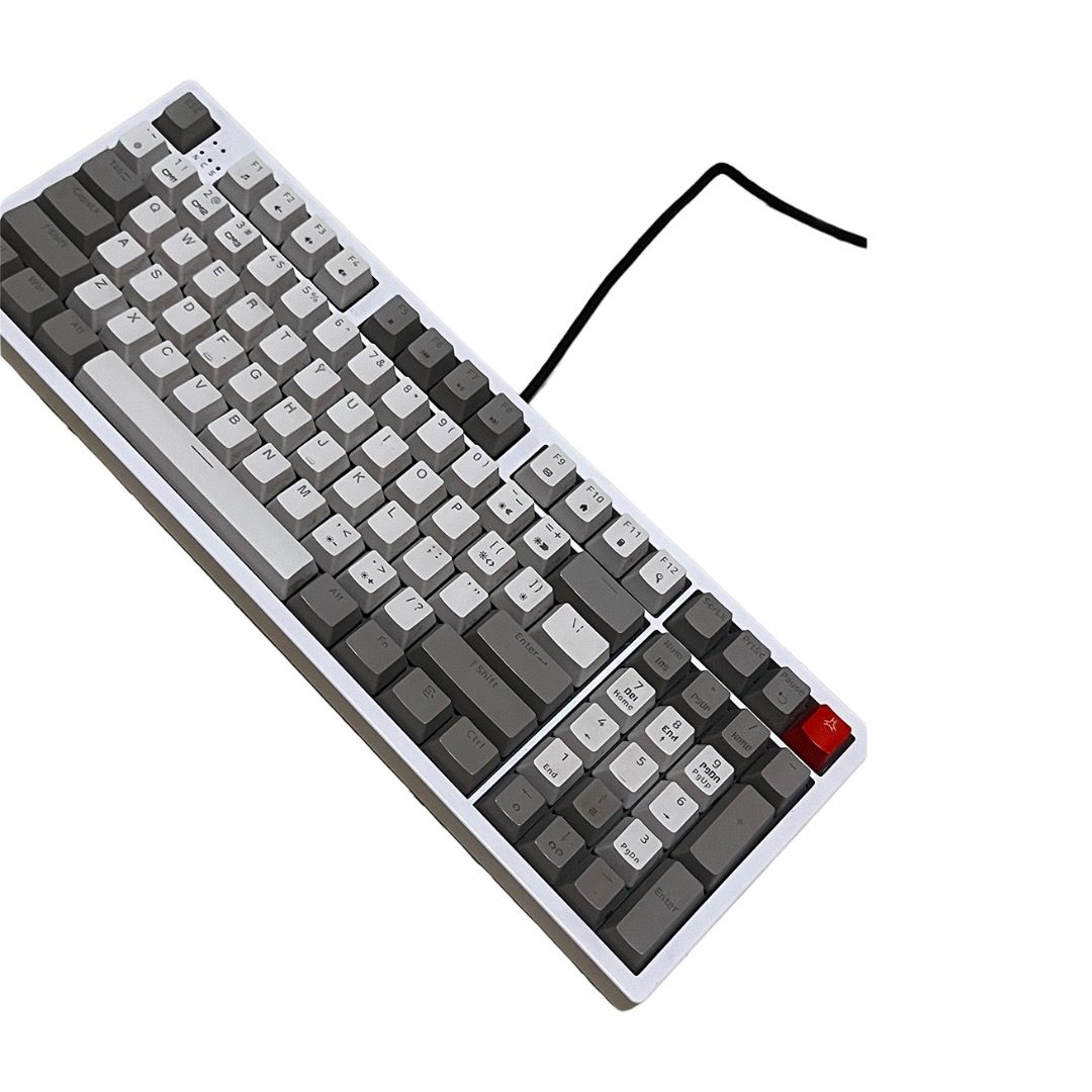 Rakk Ilis Mechanical Keyboard (96-key RGB) (Category: Computer Keyboard) located in Santa Cruz. Submitted by ukaytamis.vtg (Listing ID 1444486458, Image 2). Description: Brand: Rakk Model: Ilis Outemu Blue 96 mechanical switches — 50M click lifespan 1000Hz polling rate + N-Key Rollover 8M colors RGB backlight Hybrid 96-key layout (numpad/TKL switchable) Top-grade PBT double shot keycaps Removable magnetic cover + braided USB cable Rakk Finetuner 