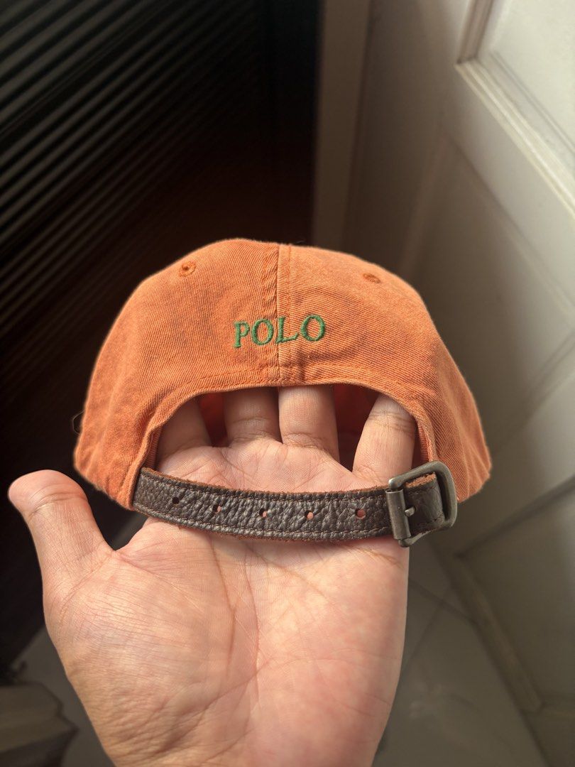 Ralph Lauren Dadhat rl cap leather strap (Category: Caps & Hats) located in Quezon City. Submitted by dels1 (Listing ID 1444411287, Image 2). Description: Legit Orange No issue Like new .
