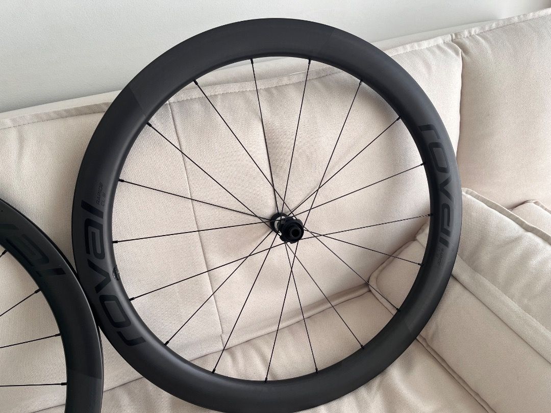 Roval Rapide Roval Rapide CL III Carbon Wheelset (Category: Parts & Accessories) located in Singapore. Submitted by oddocean-1d96 (Listing ID 1444392521, Image 3). Description: - Specialized Roval Rapide CL III carbon wheelset - Equipped with reliable DT Swiss 350 hubs - Only 6 months of use, lightweight rider! - Still 1.5 years warranty left!.