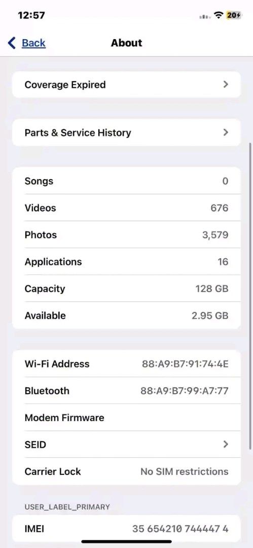 RUSH SALE IPHONE 11 128GB (Category: iPhone 11 Series) located in Manila. Submitted by audry.24ronquillo23 (Listing ID 1444311937, Image 3). Description: READ FIRST BEFORE MESSAGE ‼️ - 100% BATTERY HEALTH (ORIGINAL) - FACTORY UNLOCK - NO SIM RESTRICTIONS - FACE ID WORKING - TRUE TONE WORKING - LADY OWNED - NO DENTS/SCRATCH WITH BOX, CHARGER, TEMPERED GLASS,CLEAR CASE LOCATED IN DIGOS ZONE 3 RAMON MAGSAYSAY OPEN FOR SHIPPING THRU VIA LBC (SHIP MUN