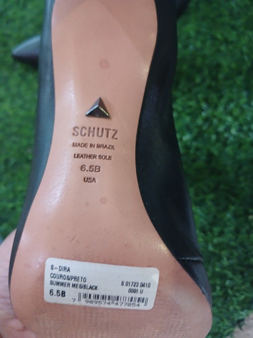 Schutz Black Leather Pointed Toe Ruched Ankle Boots (Category: Boots) located in Marikina City. Submitted by laila15 (Listing ID 1444380975, Image 3). Description: - Brand: Schutz - Type: Black Leather Ankle Boots - Size: 6.5B - Toe Style: Pointed - Shaft Detail: Ruched - Heel Type: Stiletto - Origin: Made in Brazil - Sole Material: Leather -Available .