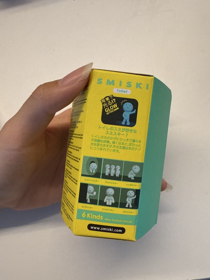 SMISKI Toilet Glow in the Dark Figurine (Category: Designer & Blind Box Toys) located in Singapore. Submitted by _hello1208_ (Listing ID 1444404707, Image 3). Description: Glows in the dark Completely new, unopened.