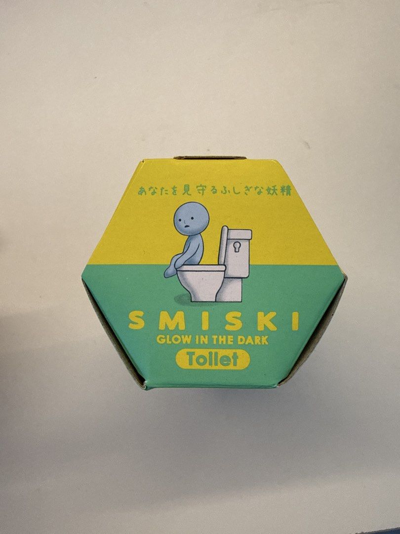 SMISKI Toilet Glow in the Dark Figurine (Category: Designer & Blind Box Toys) located in Singapore. Submitted by _hello1208_ (Listing ID 1444404707, Image 2). Description: Glows in the dark Completely new, unopened.