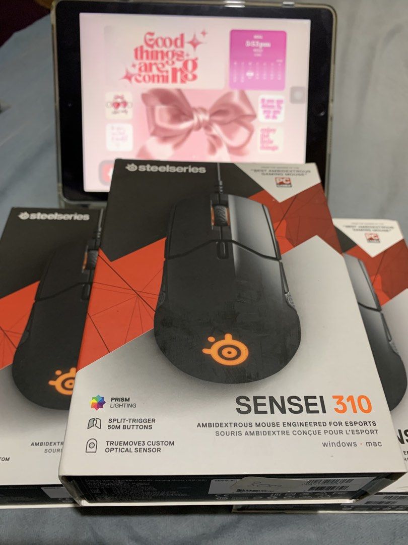 STEEL SERIES SENSEI 310 MOUSE (Category: Mouse & Mousepads) located in Caloocan City. Submitted by abhieeeee (Listing ID 1444405384, Image 3). Description: STEEL SERIES SENSEI 310 MOUSE PHP 2,500.00 each .