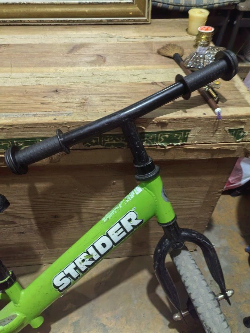 Strider 12 Classic Balance Bike (Category: Bicycles) located in Cebu City. Submitted by dudes_villanueva (Listing ID 1444471093, Image 3). Description: Strider 12 Classic Balance Bike 📌 Features lightweight wheels and a durable steel frame designed for toddlers. 📌 In excellent condition. See all pics for details. Height: 22 in Seat height: 16 in Length : 32 in.