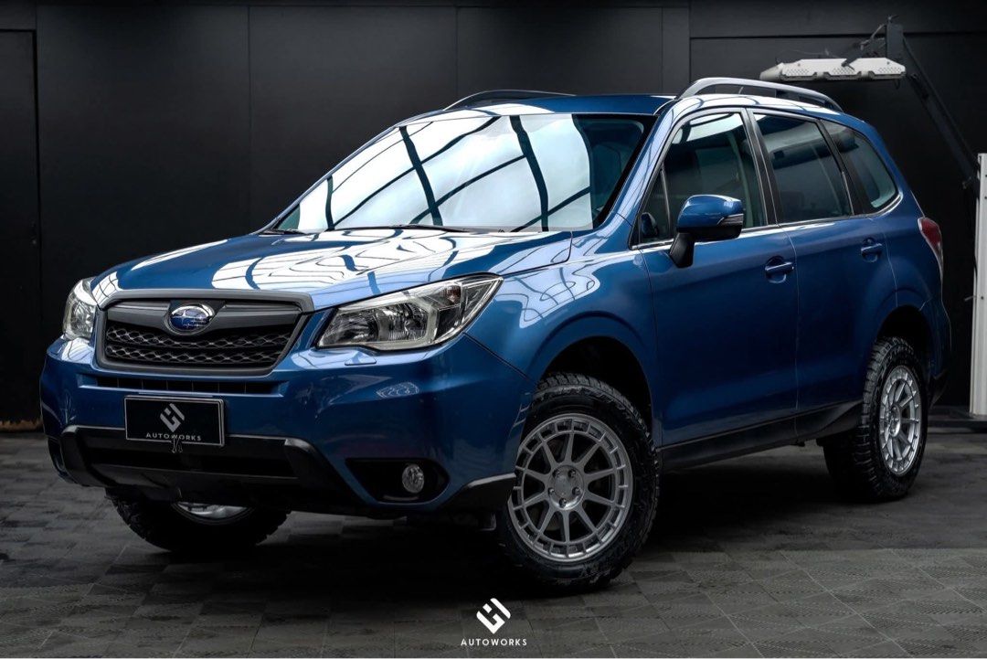 Subaru Forester 2.0 i (A) (Category: Used Cars) located in Muntinlupa City. Submitted by jakemilan (Listing ID 1444380049, Image 1). Description: 2015 Subaru Forester 2.0i L CVT 80k Mileage Original OR/CR 1st Owner (Lady Owned) No Issues/Ready to Transfer Brand New Rade Head Unit with Android Auto/Apple Carplay W/ Reverse Cam Brand New Rota Wheels (worth 35k) Brand New Toyo R/T Tires (worth 50k) Brand New Lift Kit (worth 22k) Newly Replaced OEM S
