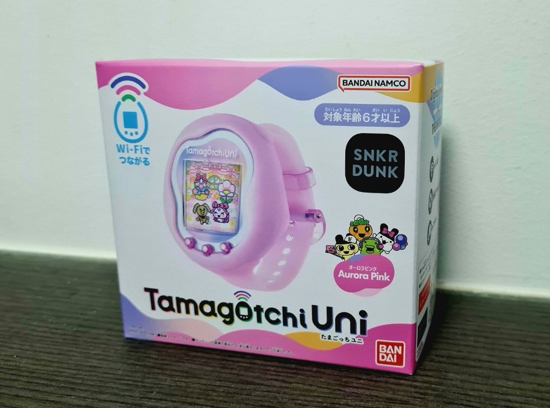 Tamagotchi Uni Aurora Pink Bandai Namco BNIB Virtual Electronic Pet Toy (Category: Interactive Toys) located in Singapore. Submitted by rynexxa (Listing ID 1444457915, Image 1). Description: Unopened box • No trades Meet up at mutually agreeable location preferred. Free assorted original Tamagotchi stickers ♥️ .