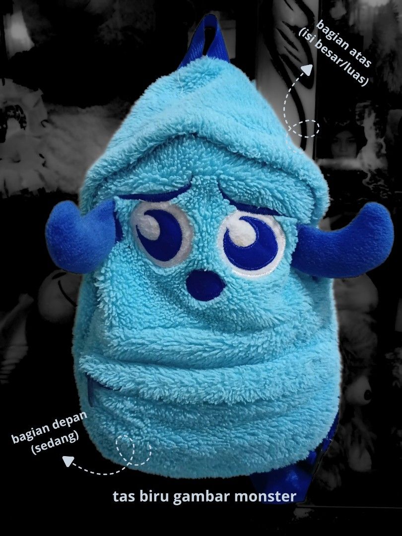 tas biru gambar monster (Kategori: Tas & Dompet Wanita) berada di Bandung. Dikirim oleh fierce_putrimegasari (ID iklan 1444313492, Gambar 1). Deskripsi: luar masi mulus dalemnya ada goresan² tapi bukan sobek.