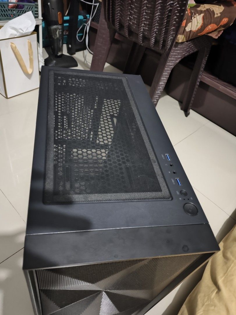 Tecware Forge S Atx/Matx case (Category: Computer Parts) located in Rizal. Submitted by pcpriority (Listing ID 1444342736, Image 2). Description: - Tecware Forge S Atx /Matx Case - Color: Black - Features tempered glass side panel - High-performance mesh front panel for superior airflow - Ample space for components motherboard screws invluded - Ready for your next PC build Available for pick Up Commonwealth qc area pm me for more info.