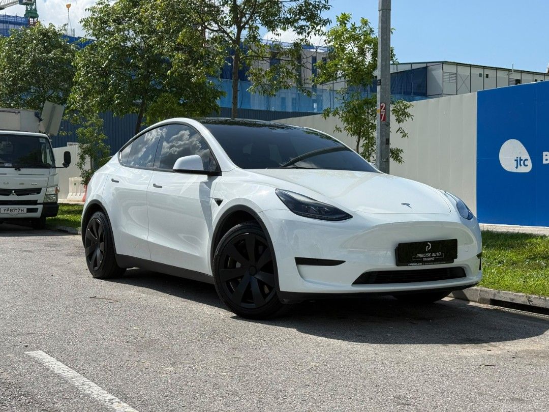 Tesla Model Y Electric RWD (A) (Category: Used Cars) located in Singapore. Submitted by preciseauto (Listing ID 1444406485, Image 1). Description: 🔥🔥BOSS SAY ALL MUST GO CLEARANCE SALE🔥🔥 🚨CHEAPEST CARS IN THE MARKET🚨 🚘$500 DRIVEAWAY🚘 🏦LOWEST INTEREST FROM 1.48%🏦 🟢1 YEAR WARRANTY🟢 🔧FREE 1 YEAR SERVICING🔧 🏬 Vehicle 120 Points INSPECTION CHECK By In House Workshop BEFORE we put them for SALE 🚕 PHV Drivers Welcomed 🔁 High Trade In Va
