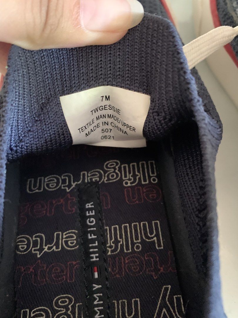Tommy Hilfiger Sneakers (Category: Sneakers) located in Antipolo. Submitted by 210user (Listing ID 1444392591, Image 2). Description: READ - size 7 US mens, size 8.5 to 9 if women’s - flaws (check photo) leather part is flaking but still usable - just needs cleaning - still negotiable • no return and refund • payment first policy message me for inquiries! payment: gcash delivery: ggx, jnt, or sdd .