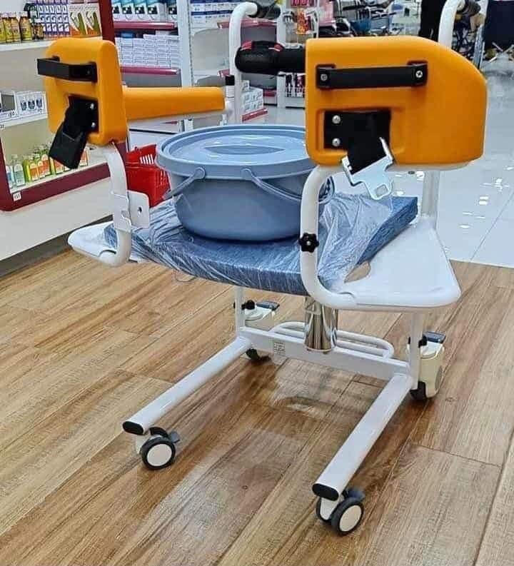 transfer chair commode (Category: Braces, Support & Protection) located in Manila. Submitted by joy63057743416 (Listing ID 1444492815, Image 2). Description: we accept bulk orders brandnew affordable onhand negotiable good quality and condition open for pick up and delivery high quality we also sell many medical supplies call me 09268225723 cod,gcash,bank transfer lifetime time free service.