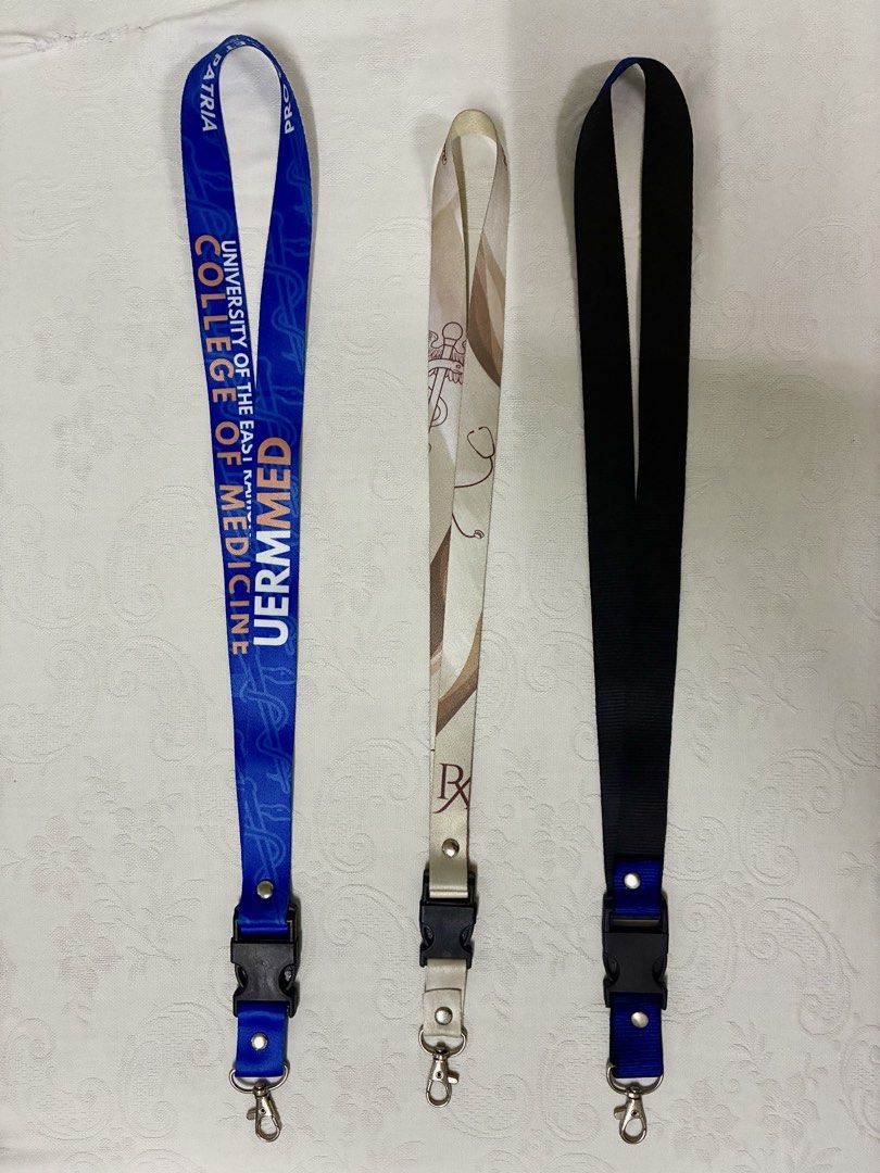 UERM ID Lace (Category: Stationery & School Supplies) located in Quezon City. Submitted by lebeau_apparel (Listing ID 1444433354, Image 2). Description: • UERM ID Lanyards for first to third year COM students • Choose a lanyard • Cleansed • Third lanyard: SOLD ❗️.