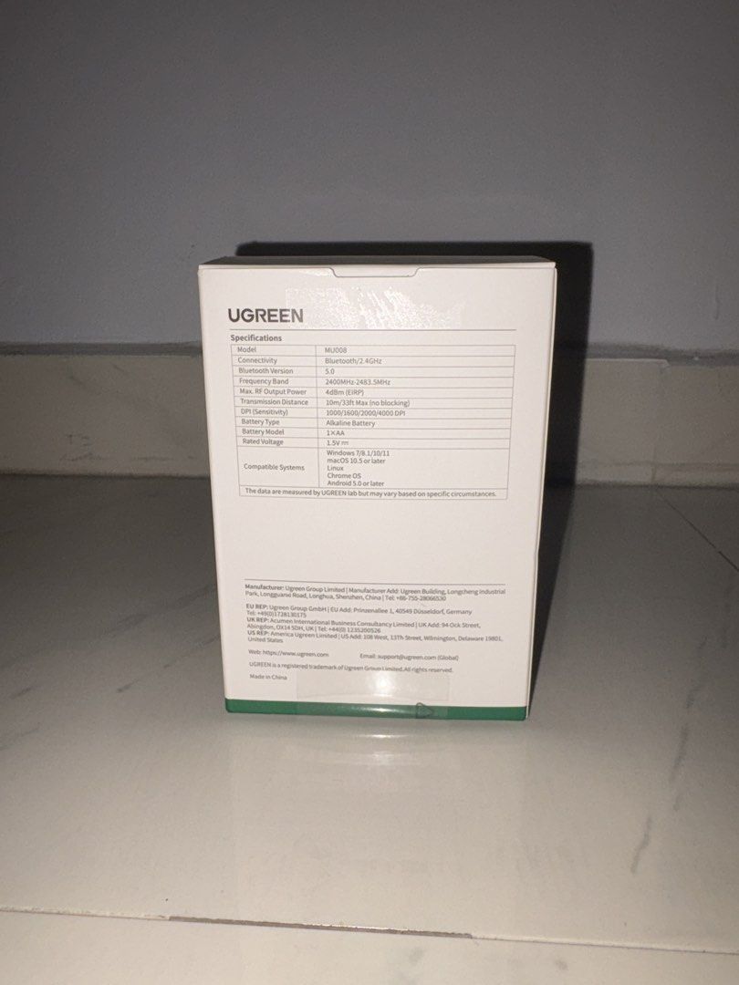 UGREEN Dual Mode 4000DPI Vertical Mouse484961593213603841
