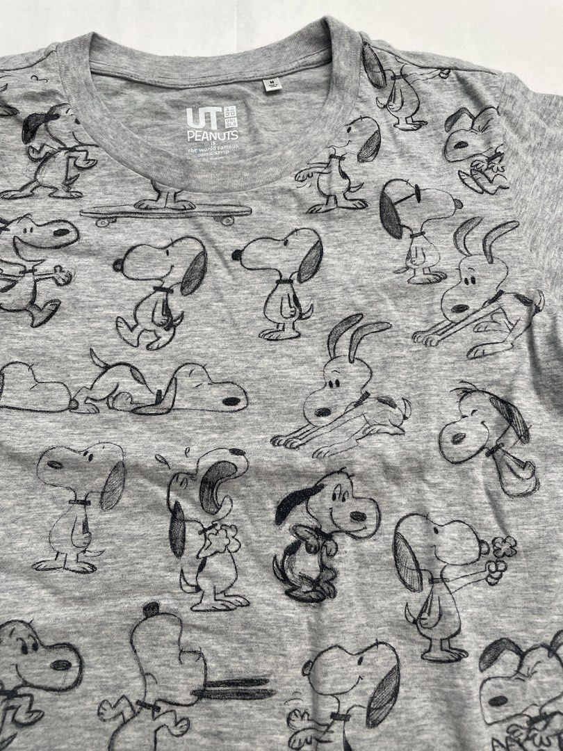Uniqlo Snoopy Grey Tshirt (Category: Shirts) located in Makati City. Submitted by pepperstoremerch (Listing ID 1444456712, Image 3). Description: Uniqlo Snoopy Grey Tshirt Top Size Medium Cotton Blend Preloved, very good condition Please see pictures D0066.
